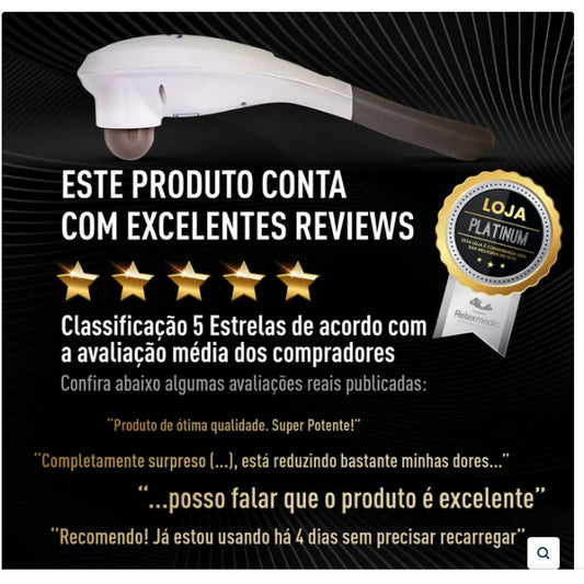 MASSAGEADOR WIRELESS TOUCH - RELAXMEDIC