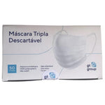 MASCARA TRIPLA C/50 BRANCA - GT-GROUP