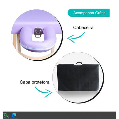 MACA PORTATIL MADEIRA LILAS - SANTA FÉ