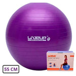 BOLA DE GINASTICA 55 CM ROXO - LIVEUP
