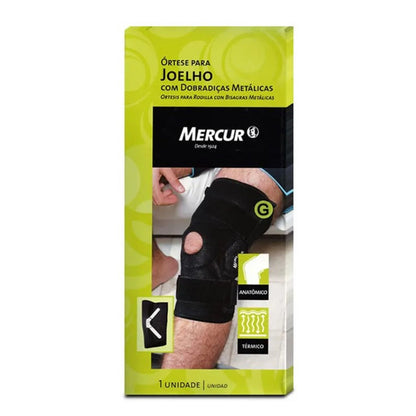 ORTESE PARA JOELHO C/ DOBRA. METAL P - MERCUR