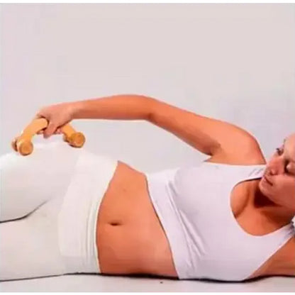 MASSAGEADOR DE MADEIRA CARRINHO - SUPERMEDY